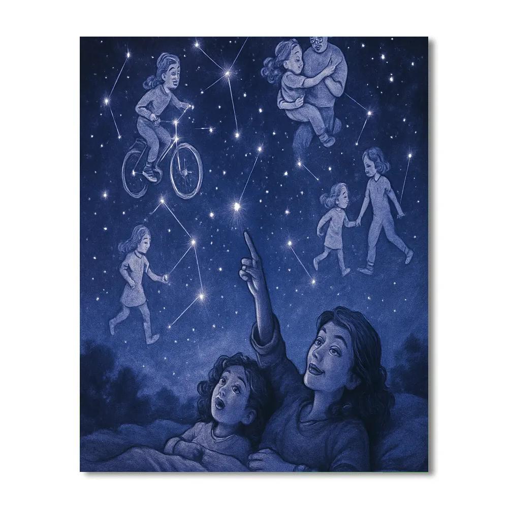 Stargazing Blanket Of Stories Paint by numbers kits