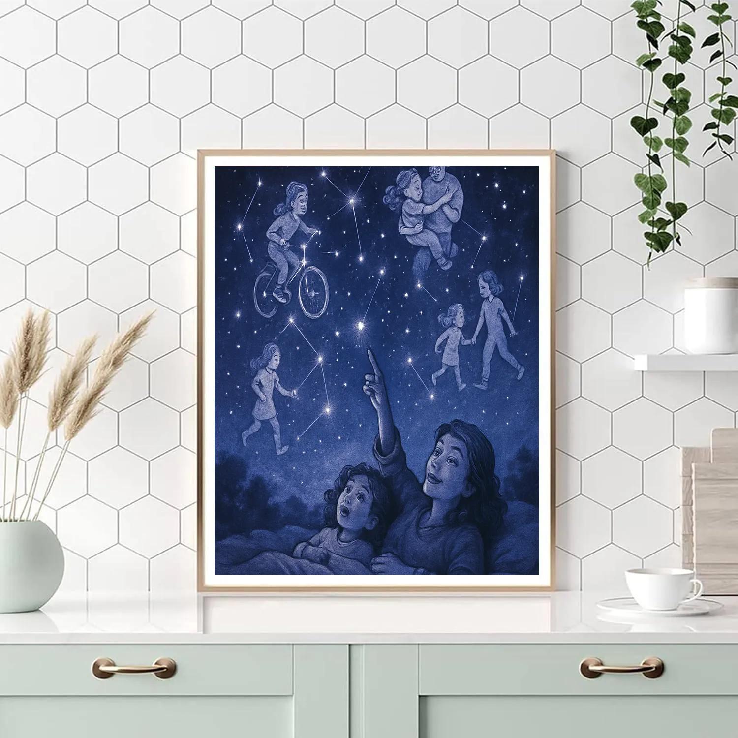 Stargazing Blanket Of Stories Paint by numbers kits