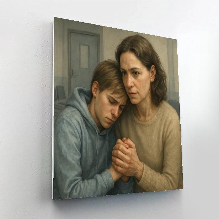 Hospital Waiting Room Comfort paint by numbers