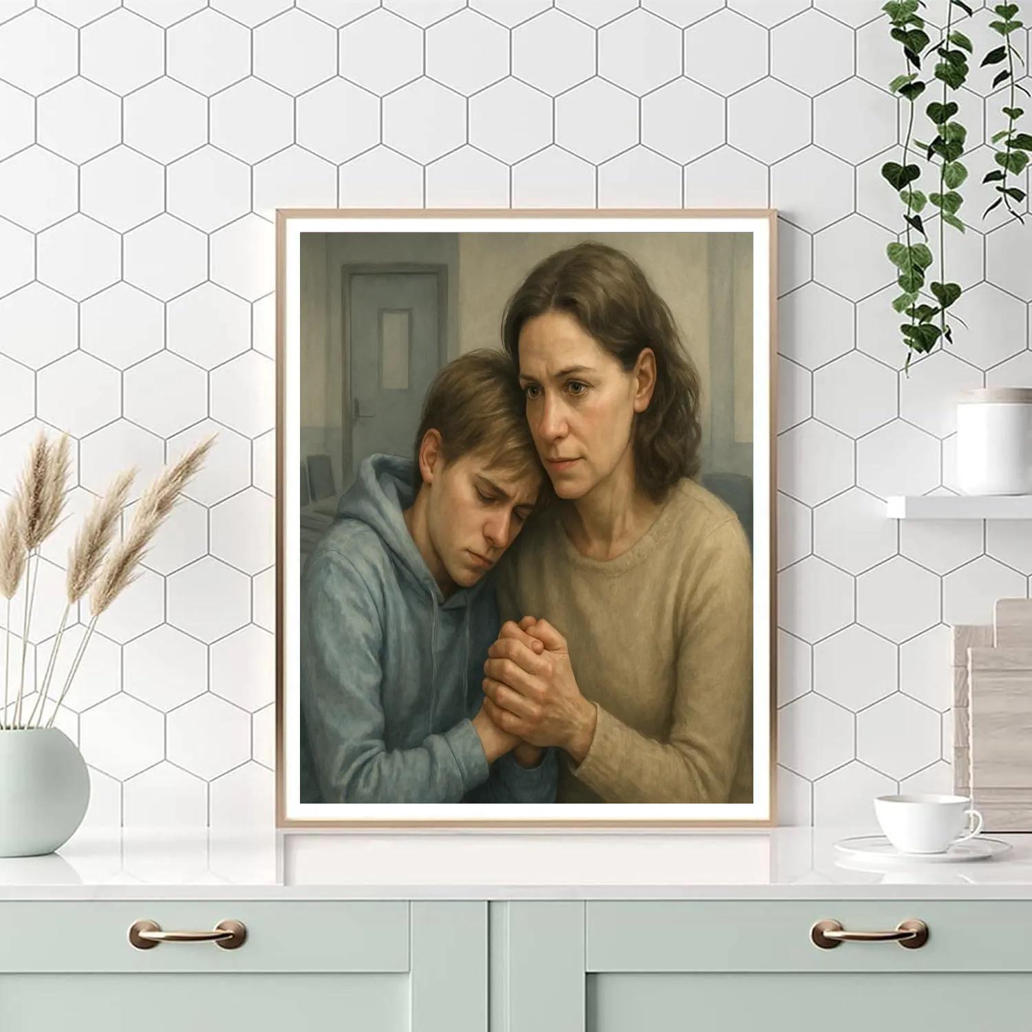 Hospital Waiting Room Comfort paint by numbers