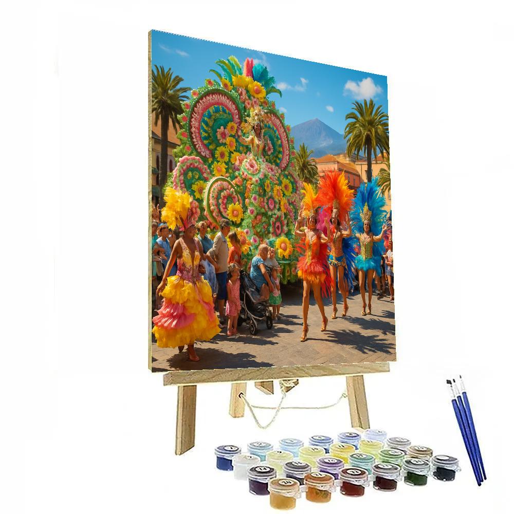 Carnival Of Santa Cruz Tenerife Float Paint by numbers art