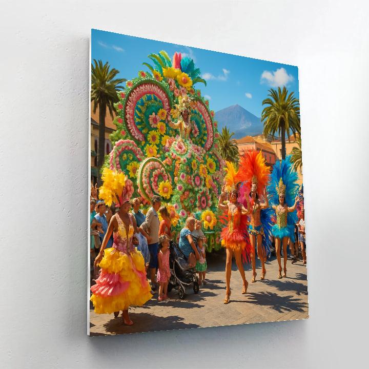 Carnival Of Santa Cruz Tenerife Float Paint by numbers art