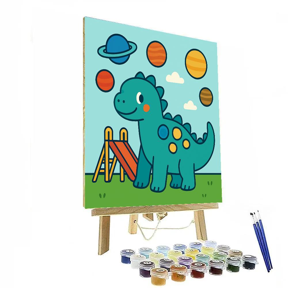 Planetsaurus Park Painting by numbers kit