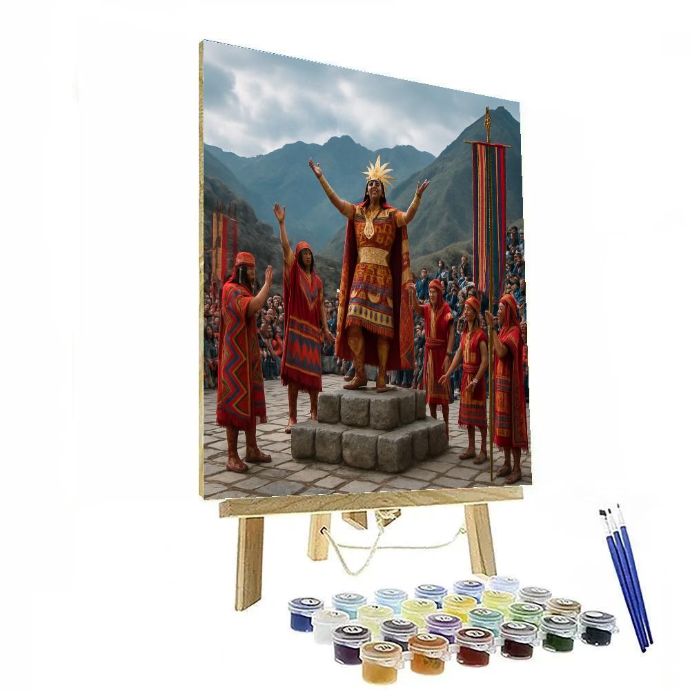 Inti Raymi Cuzco Highlands paint by number