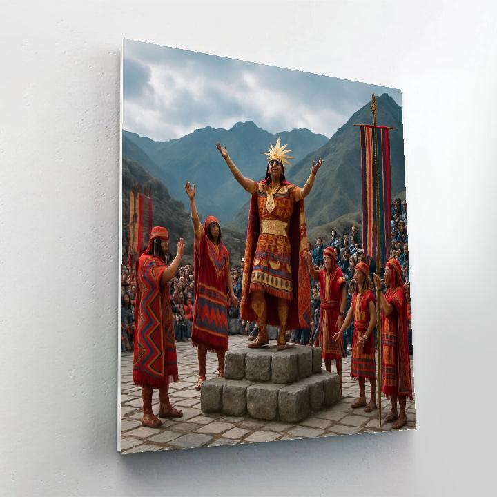 Inti Raymi Cuzco Highlands paint by number