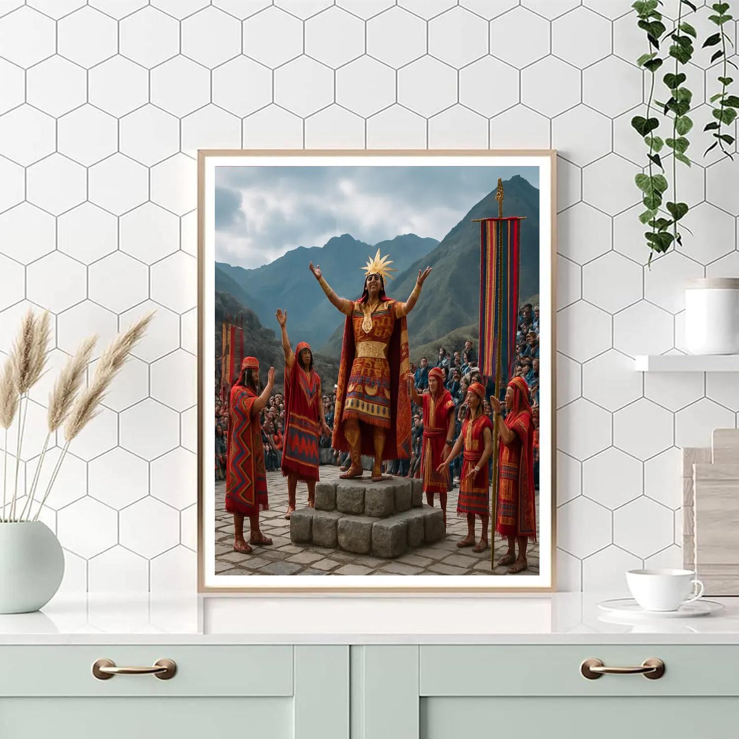 Inti Raymi Cuzco Highlands paint by number