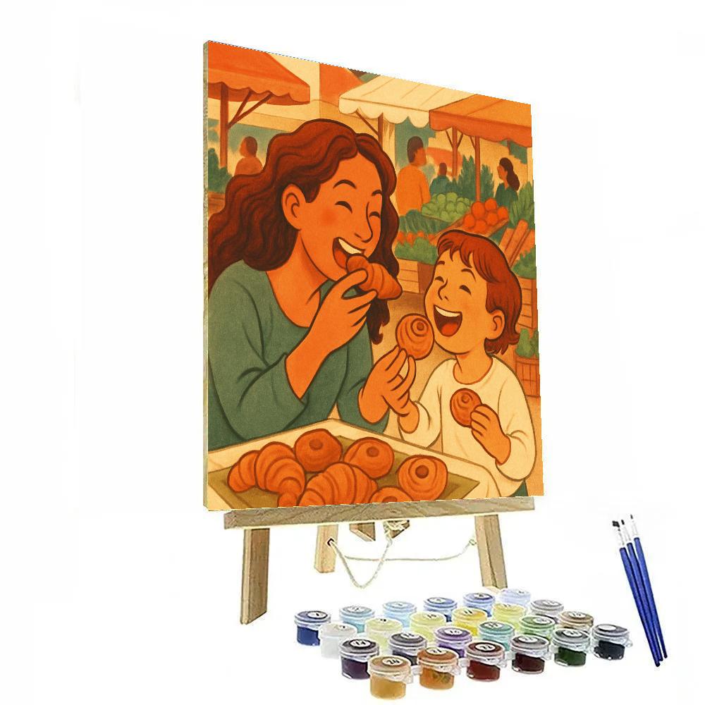 Sunday Market Shared Treats DIY paint by numbers