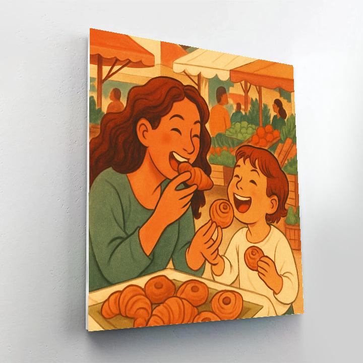 Sunday Market Shared Treats DIY paint by numbers