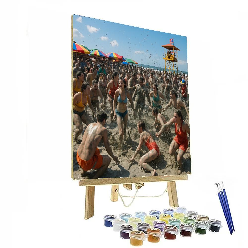 Boryeong Mud Festival Play painting number kit
