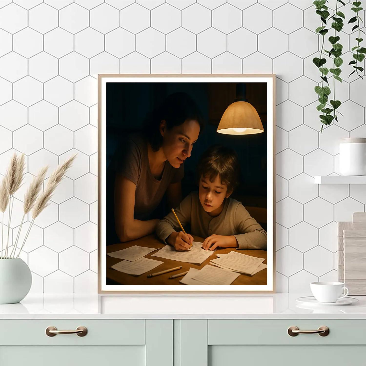 Late Night Homework Support Painting by numbers kit