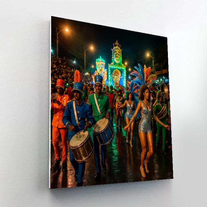 Carnival Calabar Night Spectacle Painting by numbers kit