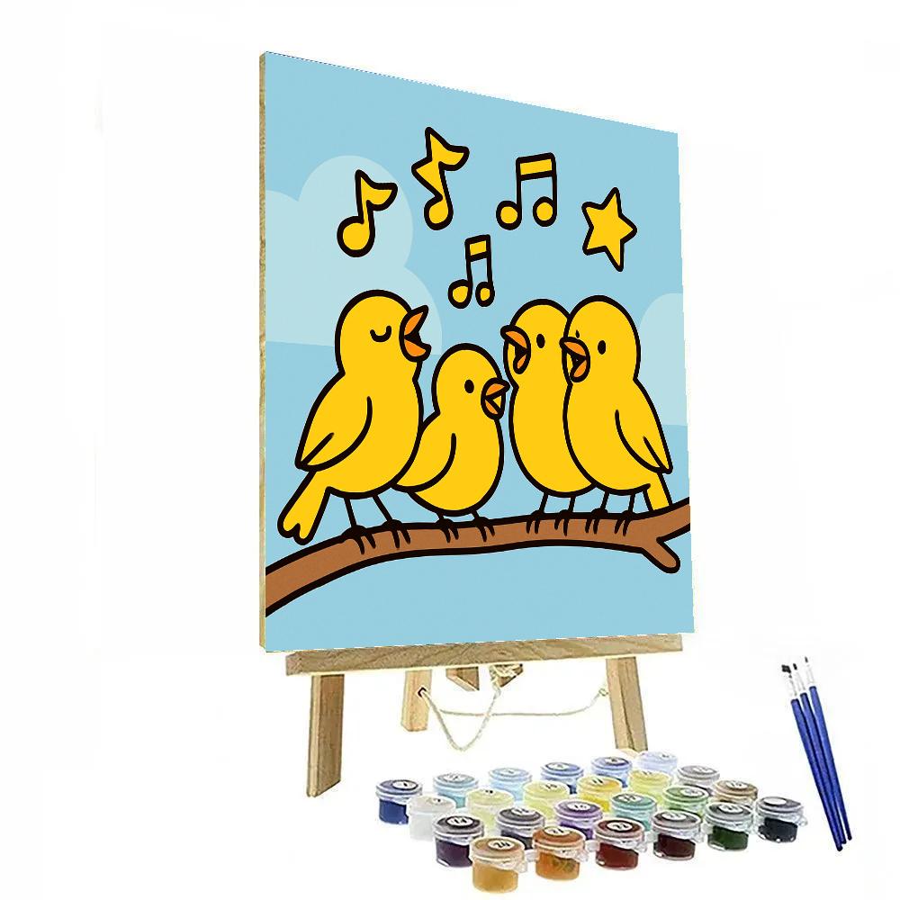 Comet Canary Choir Numbered painting kits