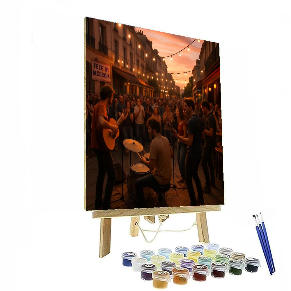 Fête De La Musique Street Concert DIY paint by numbers