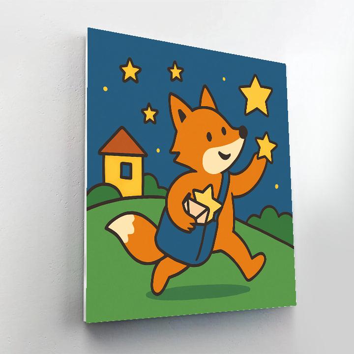 Comet Fox Postman Paint by numbers kits