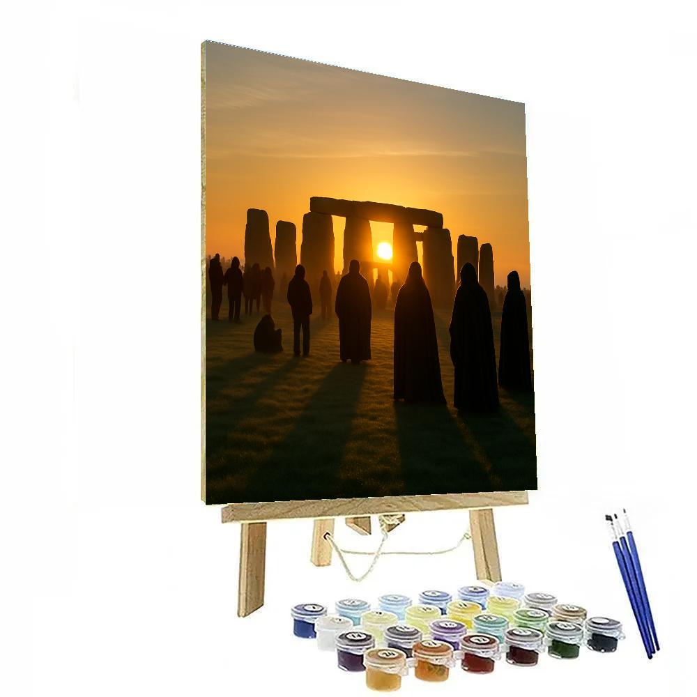 Summer Solstice Stonehenge Gathering Paint by numbers kits