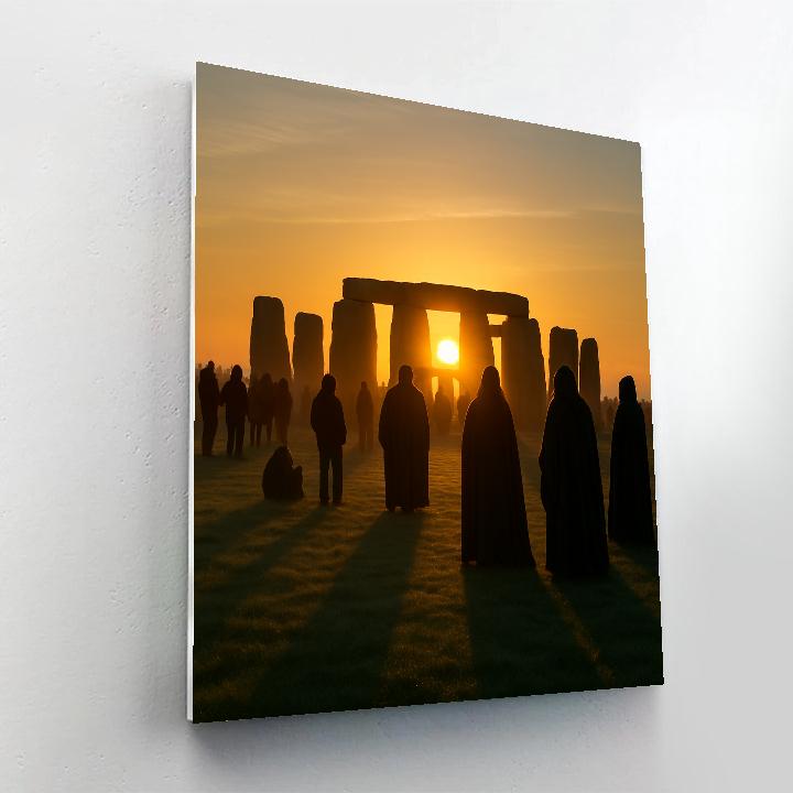 Summer Solstice Stonehenge Gathering Paint by numbers kits