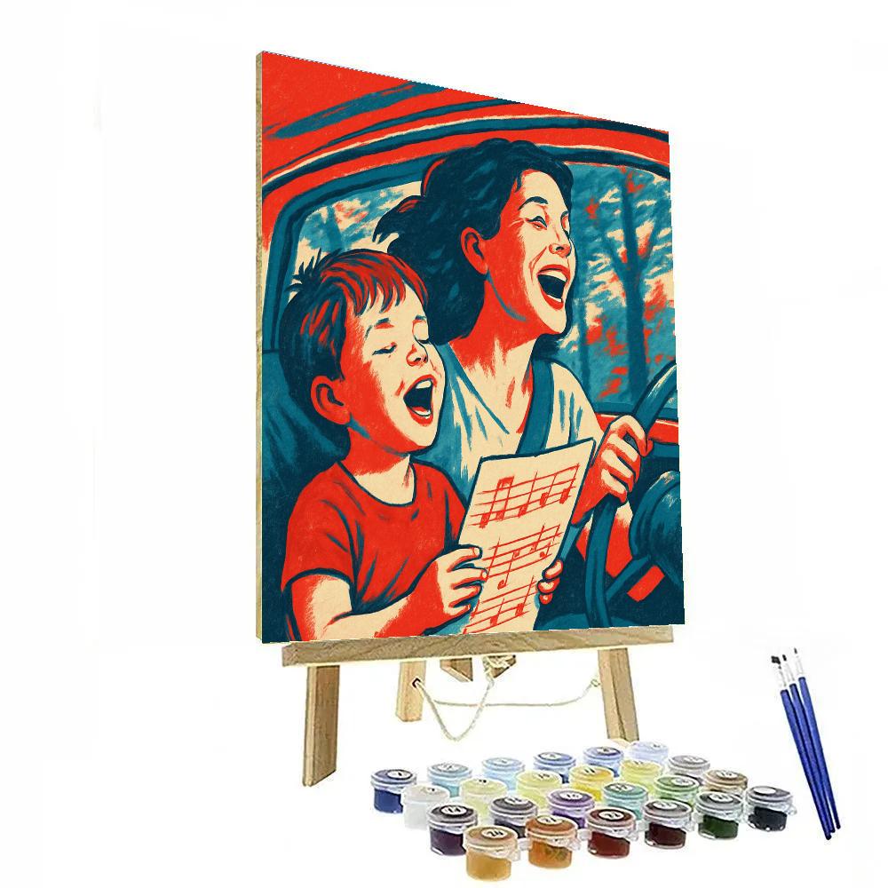 Afternoon Car Ride Sing Along Paint by numbers kits