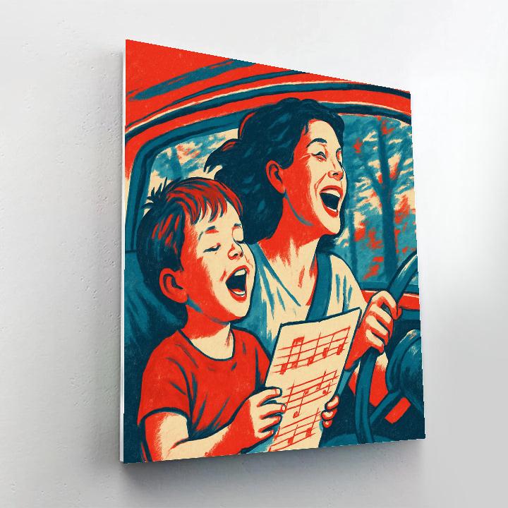 Afternoon Car Ride Sing Along Paint by numbers kits