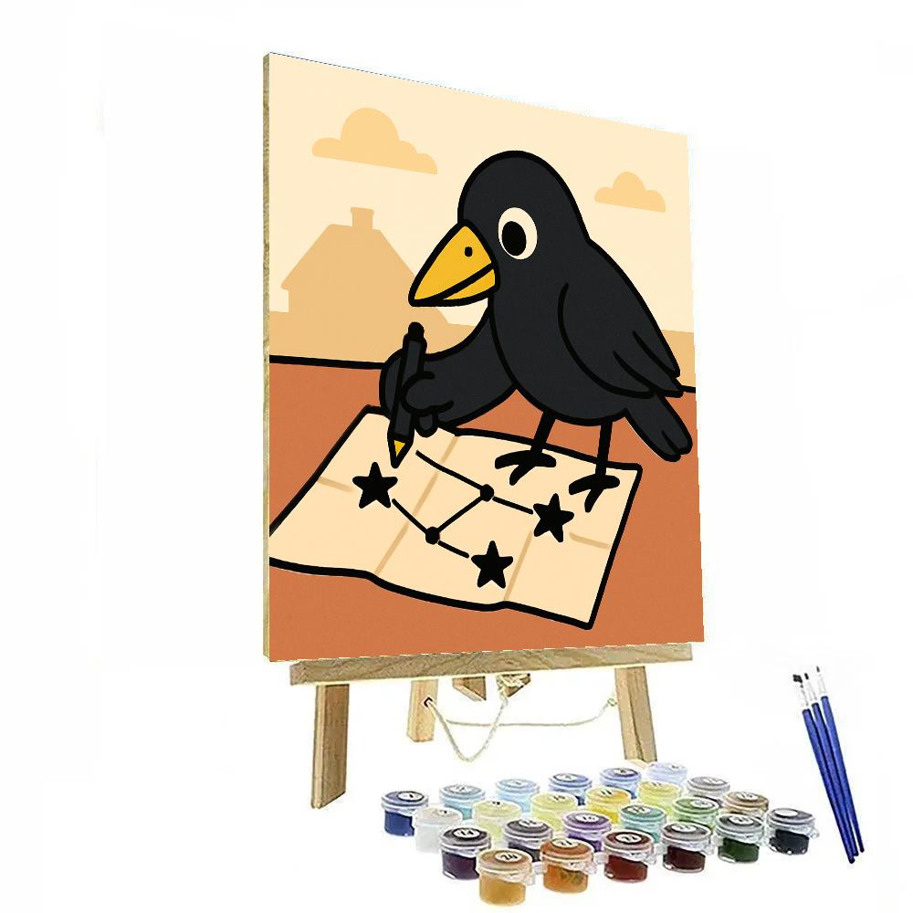 Comet Crow Cartographer Paint by numbers kits