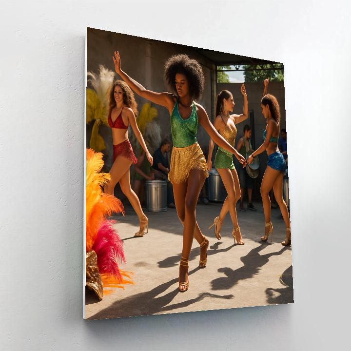 Rio Samba Rehearsal paint by numbers