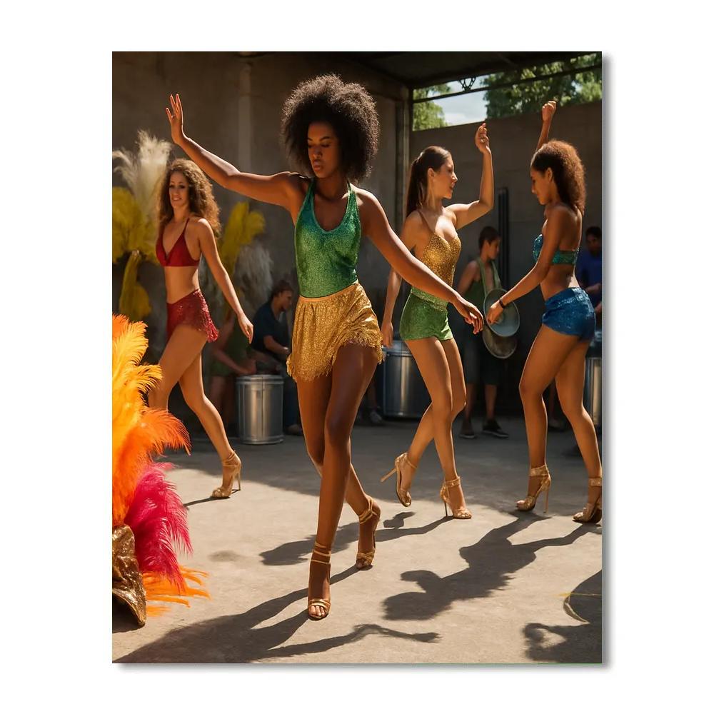 Rio Samba Rehearsal paint by numbers