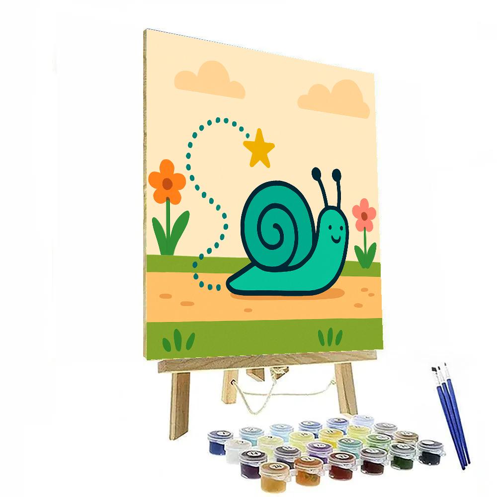 Starglow Snail Trail Painting by numbers kit