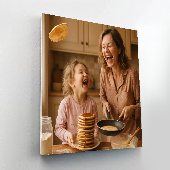Sunday Pajama Pancake Stack paint by color