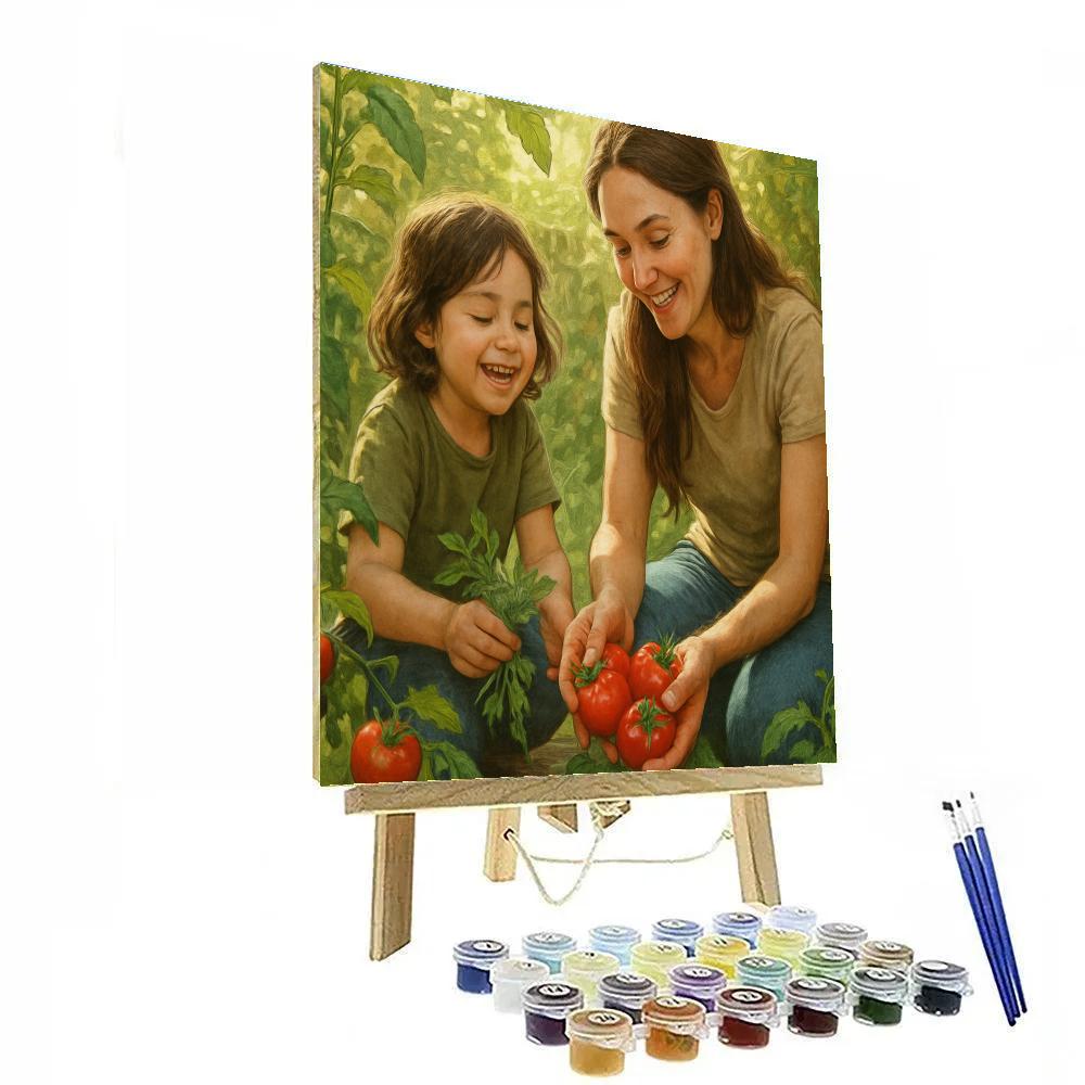 Morning Garden Harvest Paint by numbers kits