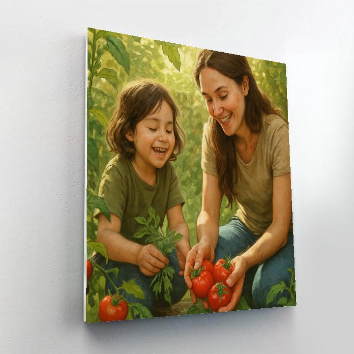 Morning Garden Harvest Paint by numbers kits