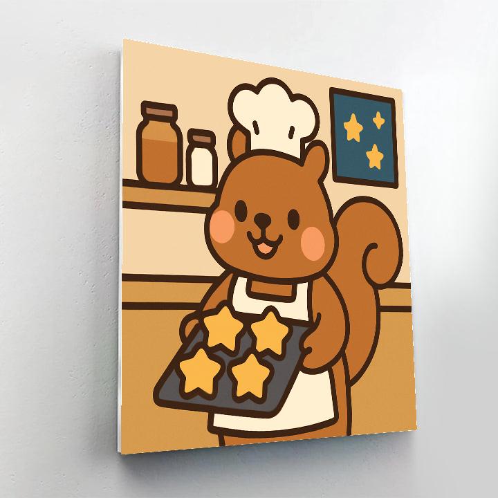 Stardust Squirrel Bakery paint by color