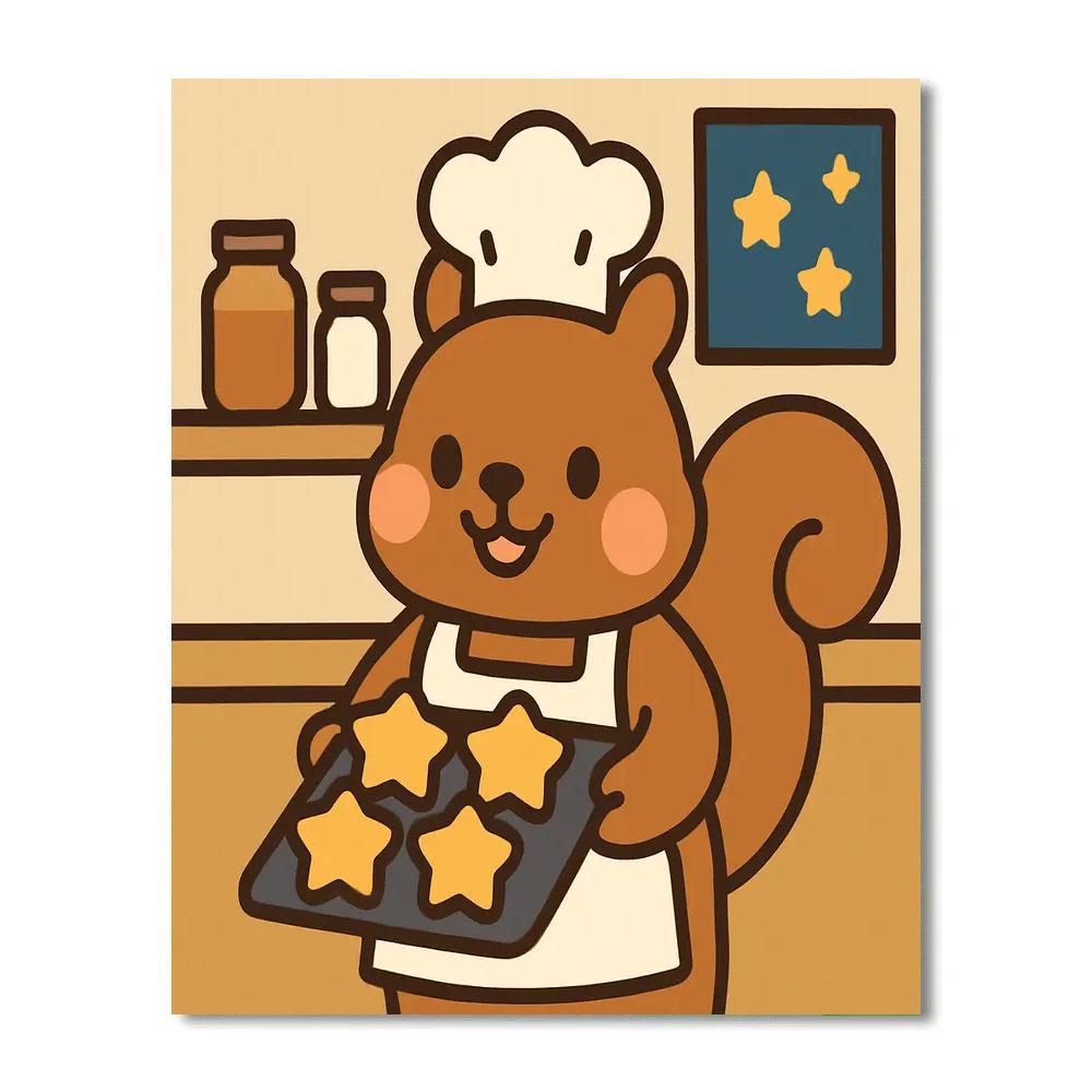 Stardust Squirrel Bakery paint by color