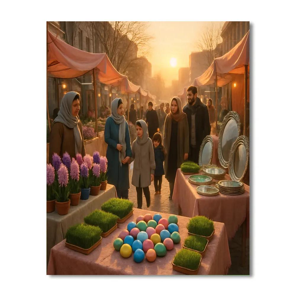 Norouz Spring Bazaar Paint by numbers kits
