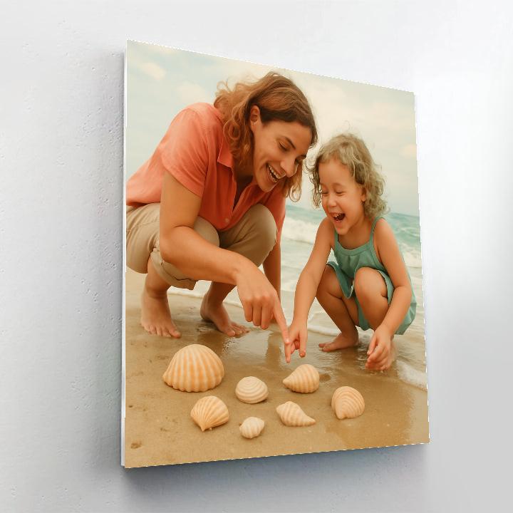 Seaside Shell Hunt Painting by numbers kit