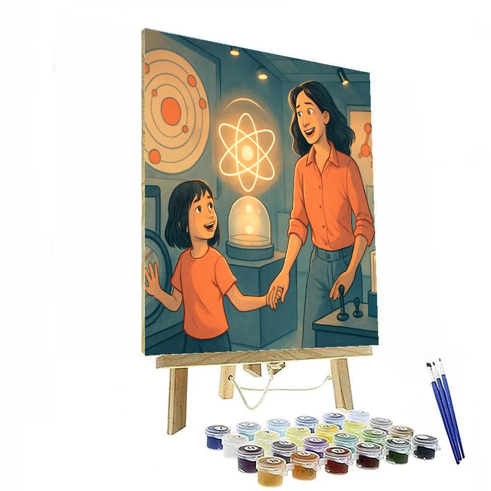 Children Museum Wonder Walk paint by numbers