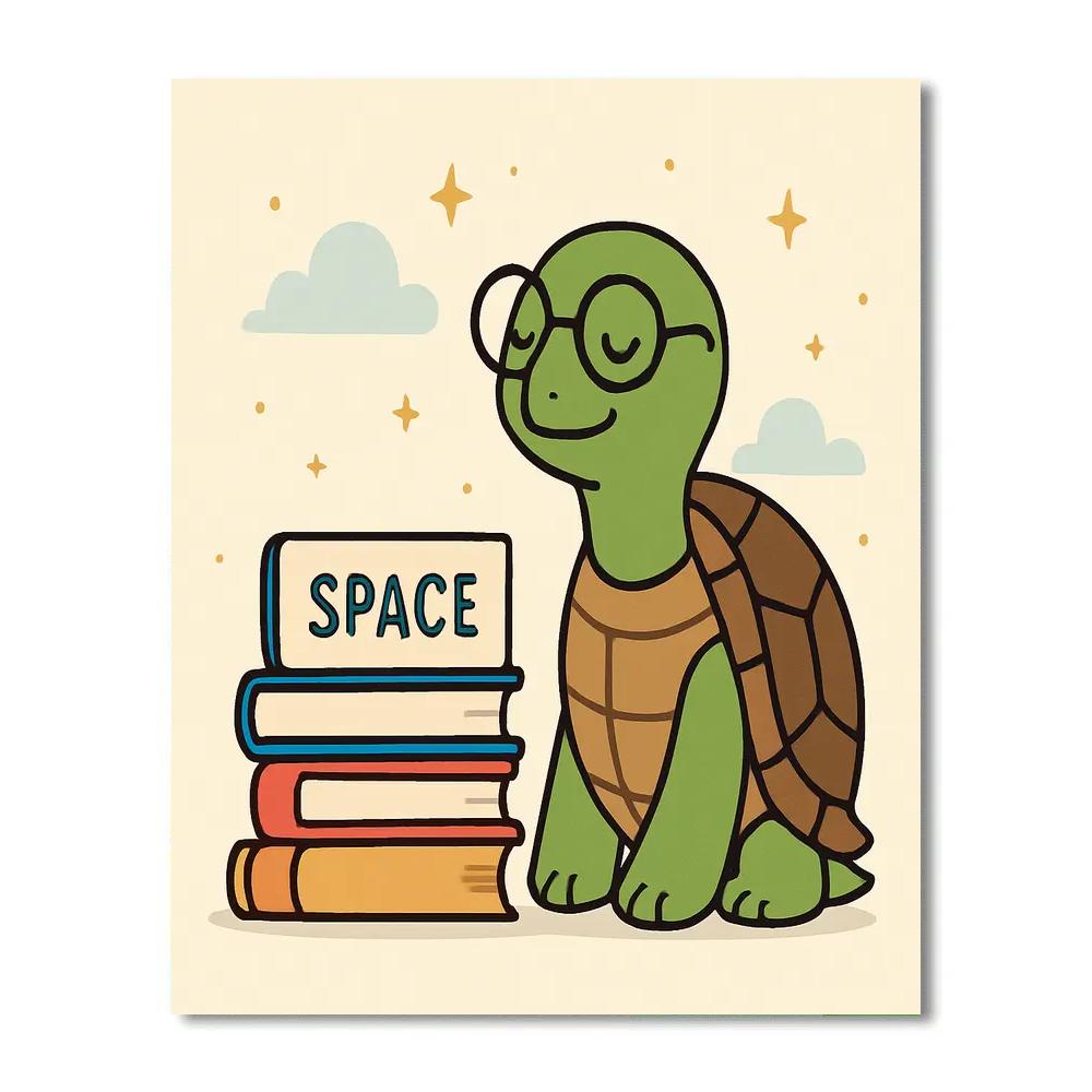 Startrail Tortoise Library Numbered painting kits