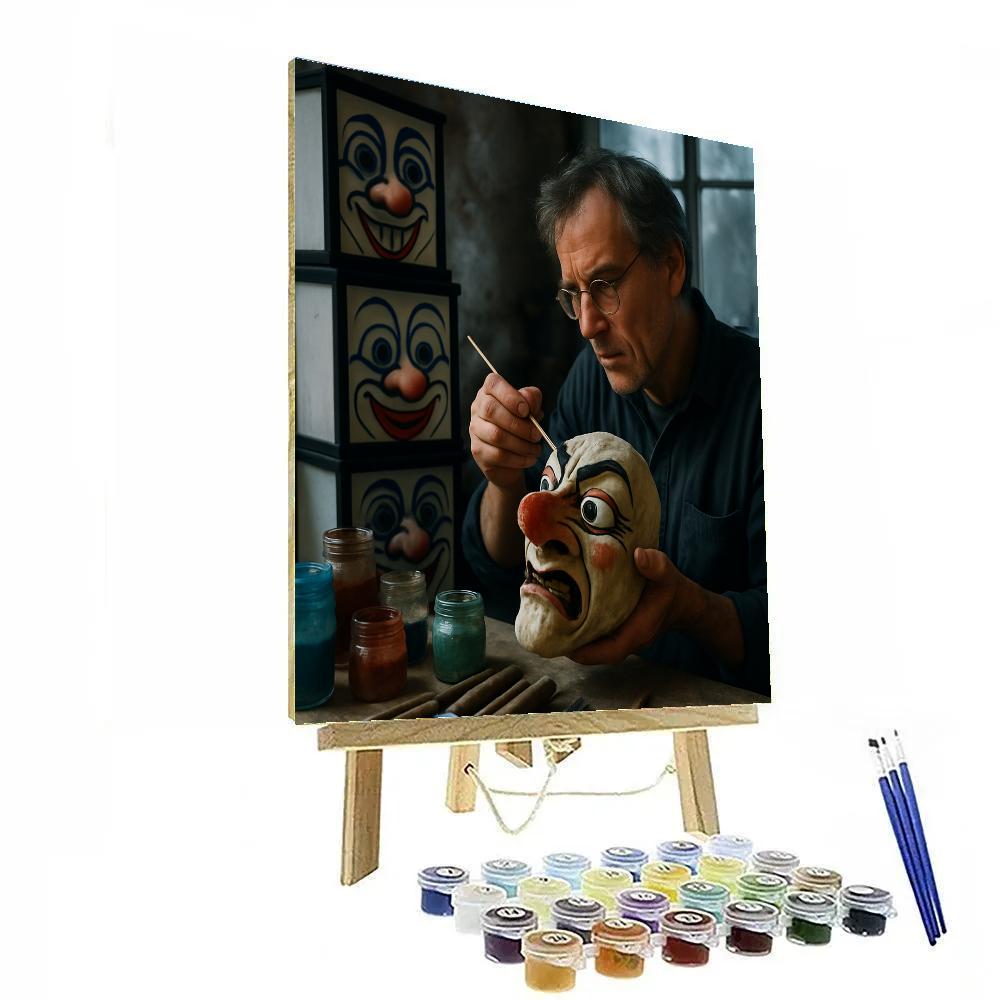 Fasnacht Mask Artisan painting number kit