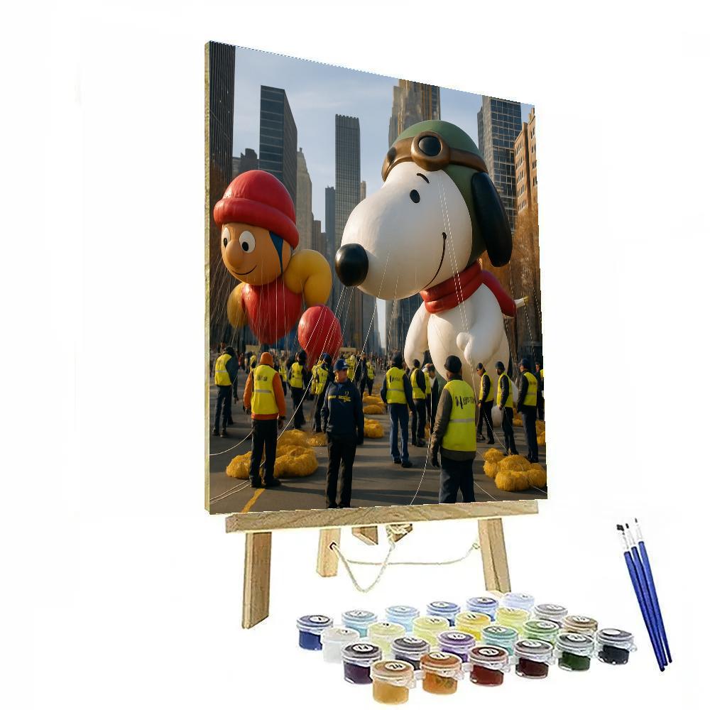 Parade Balloon Inflation painting number kit