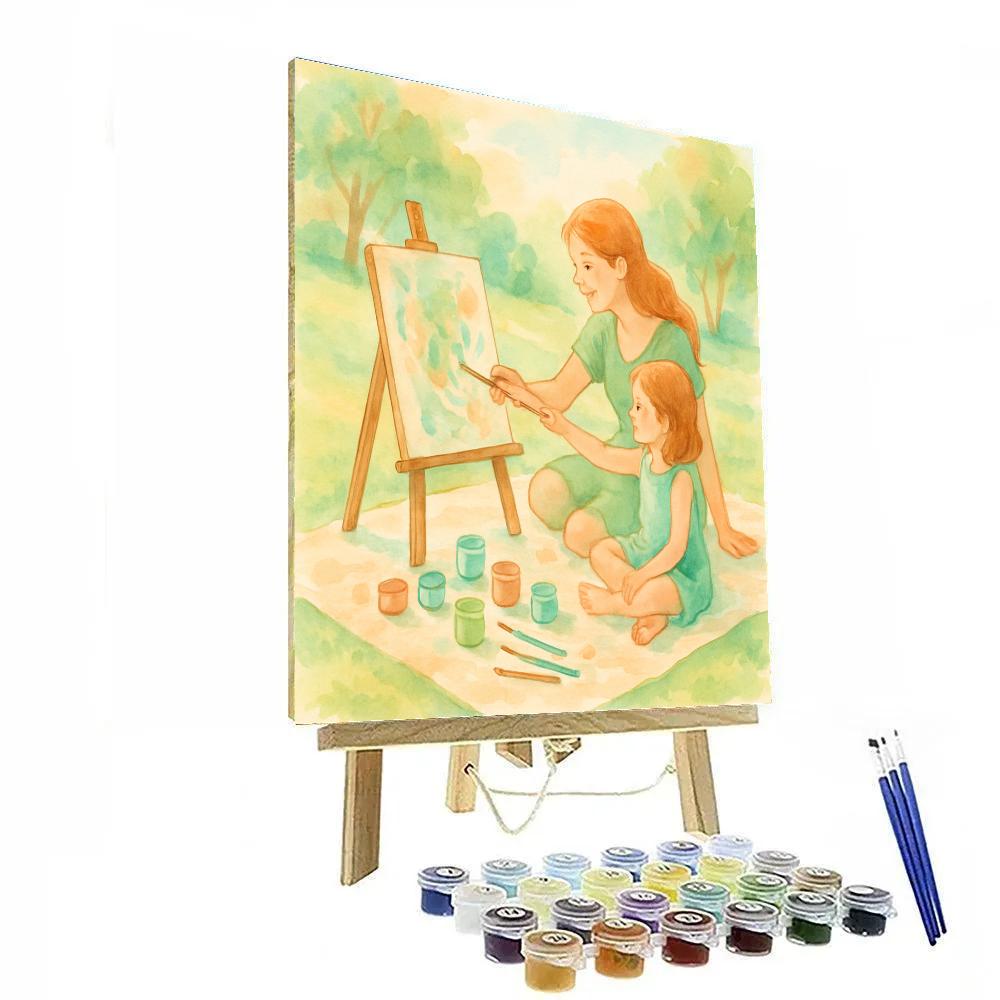 Picnic Blanket Painting Painting by numbers kit