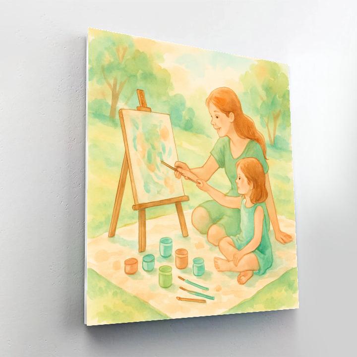 Picnic Blanket Painting Painting by numbers kit