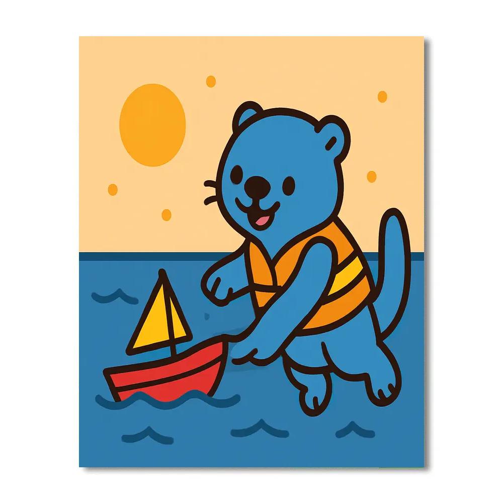 Orbit Otter Rescue Paint by numbers kits