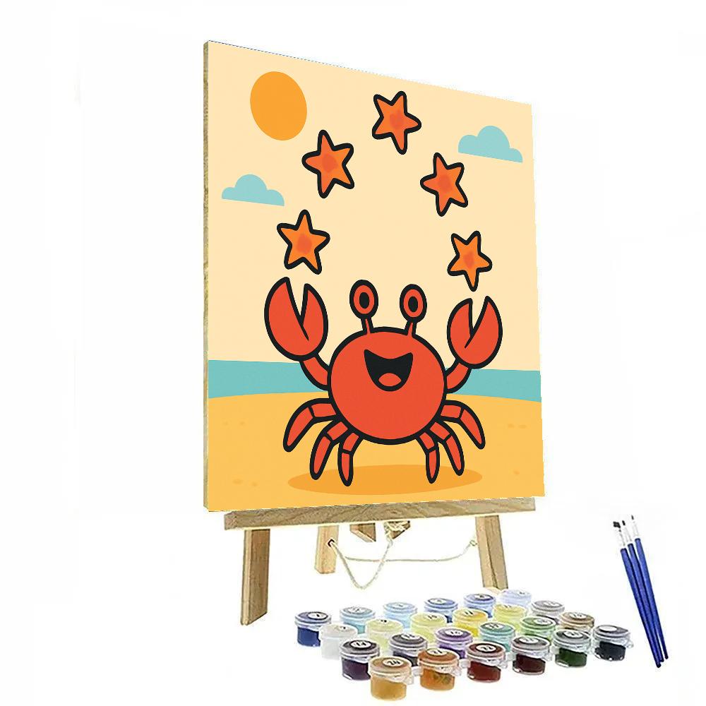 Comet Crab Carnival painting number kit