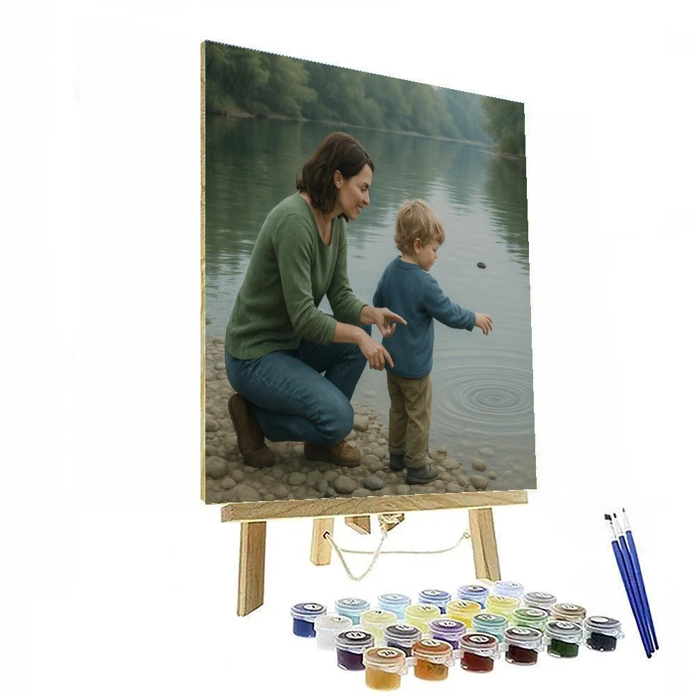 Riverside Skipping Stones paint by color