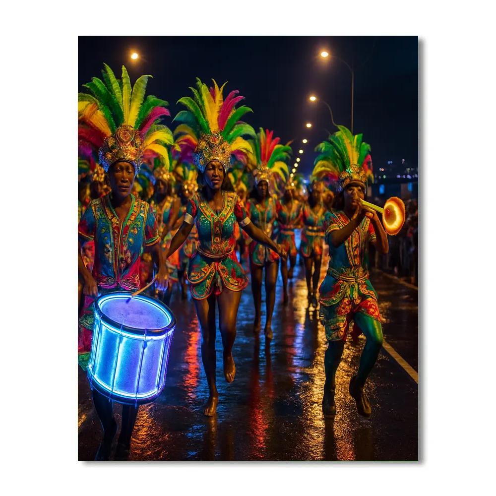 Calabar Night Carnival Band DIY paint by numbers
