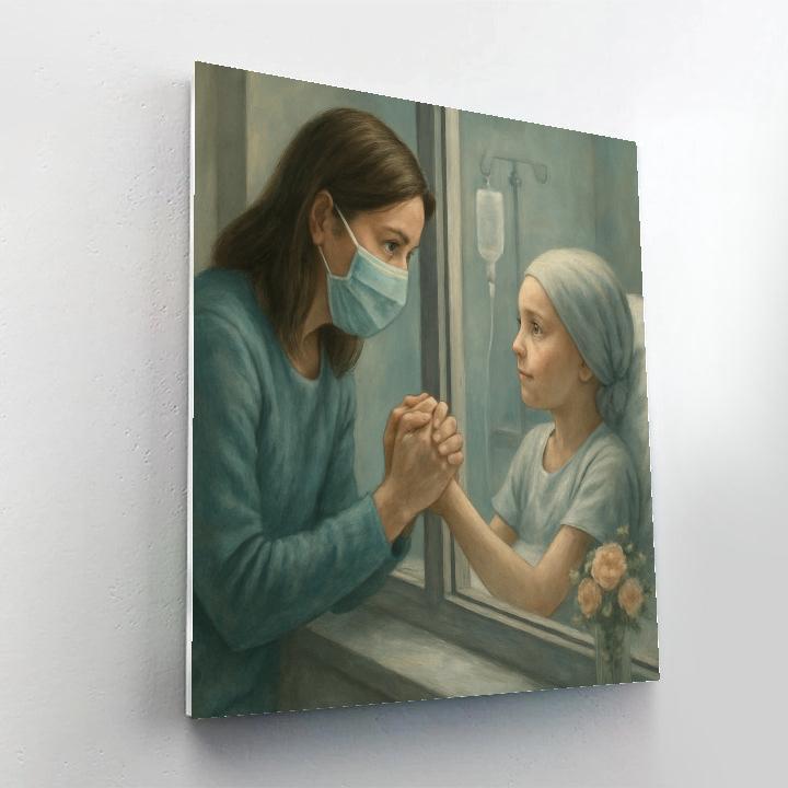First Hospital Visit Brave Support paint by numbers