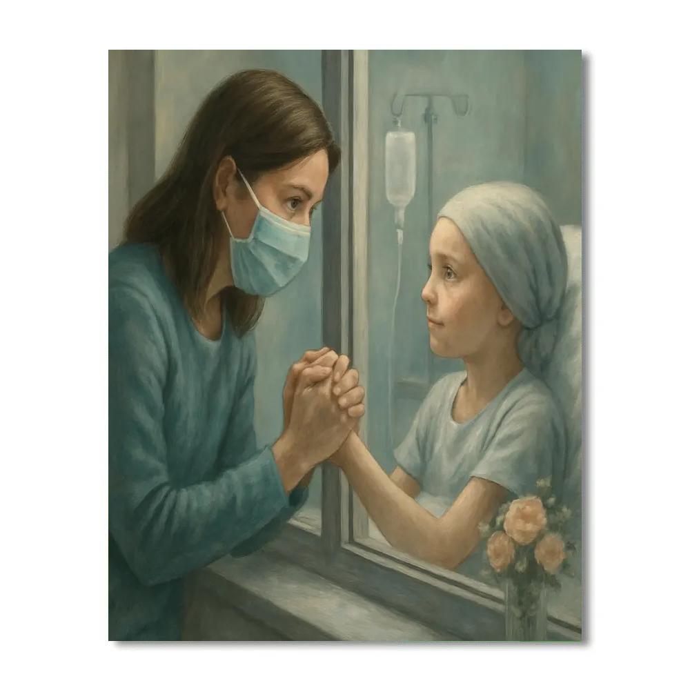 First Hospital Visit Brave Support paint by numbers