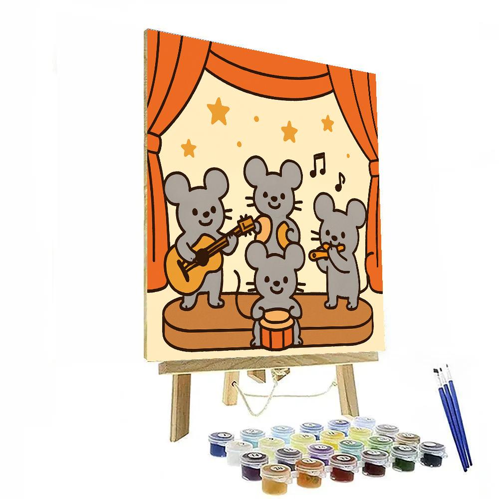 Meteor Mouse Band paint by number