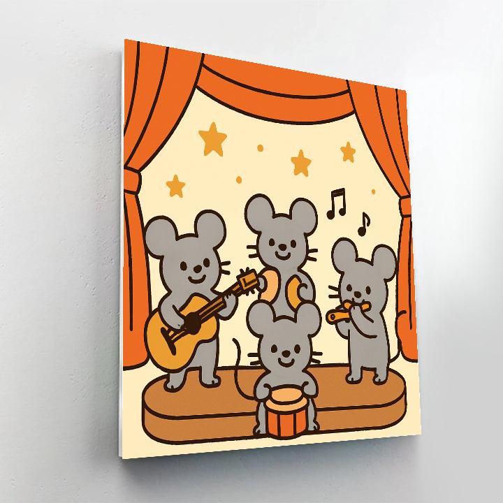 Meteor Mouse Band paint by number