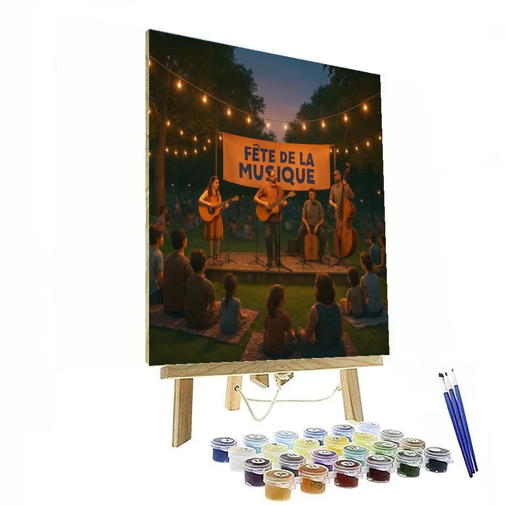 Fête De La Musique Park Gig painting number kit