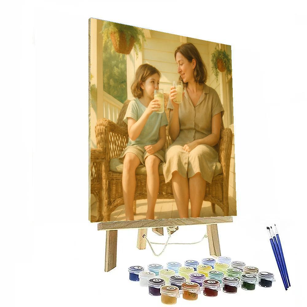 Sun Porch Lemonade Chat Numbered painting kits