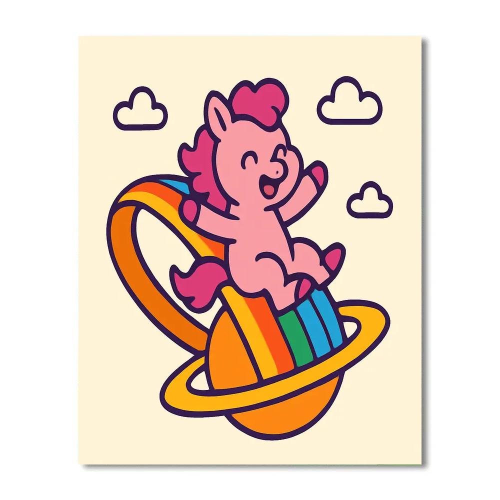 Planet Pony Playground paint by color